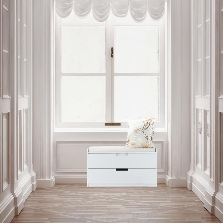 Actual product image Relaxdays Hallway Bench, 2 Drawers (87 cm)