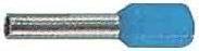 Actual product image Klauke Wire end ferrule 0.75 mm² 8 mm Partially insulated Blue 1708 1000 pcs.