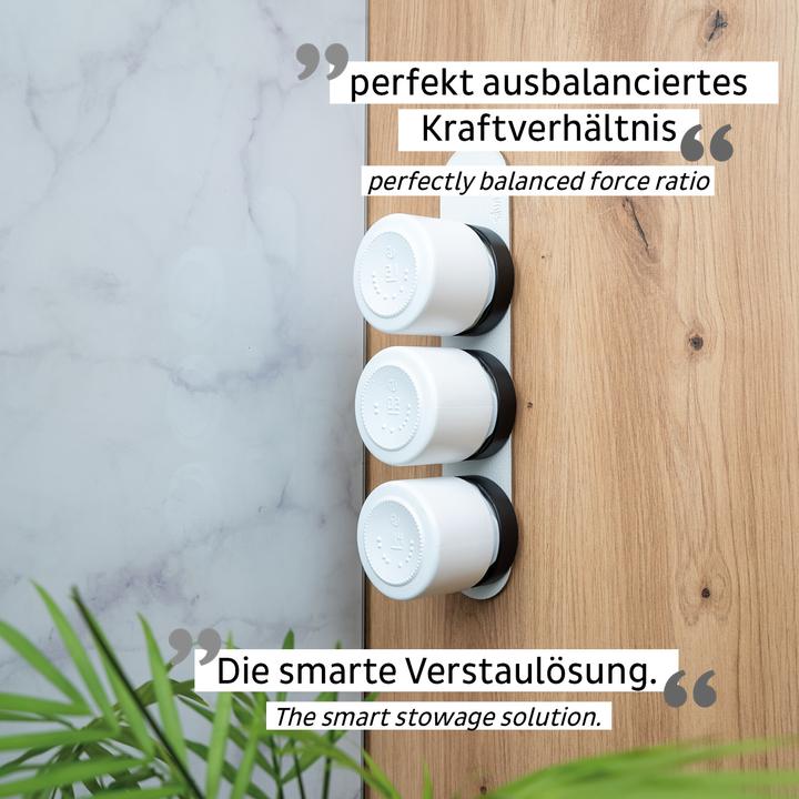 Actual product image Silwy Delicatessen magnetic jar set, 125 ml