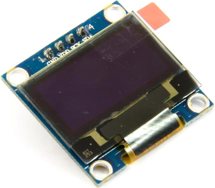 Actual product image Purecrea OLED Display Blue I2c 128x64 0.96"