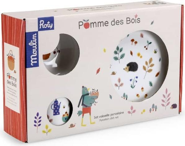 Produktbild Moulin Roty Porzellangeschirr-Set Pomme des Bois