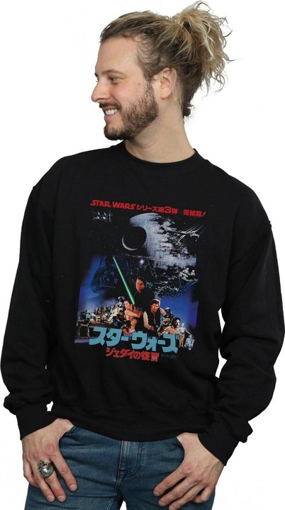Produktbild Star Wars Katakana Return Of The Jedi Poster Sweatshirt (XL)