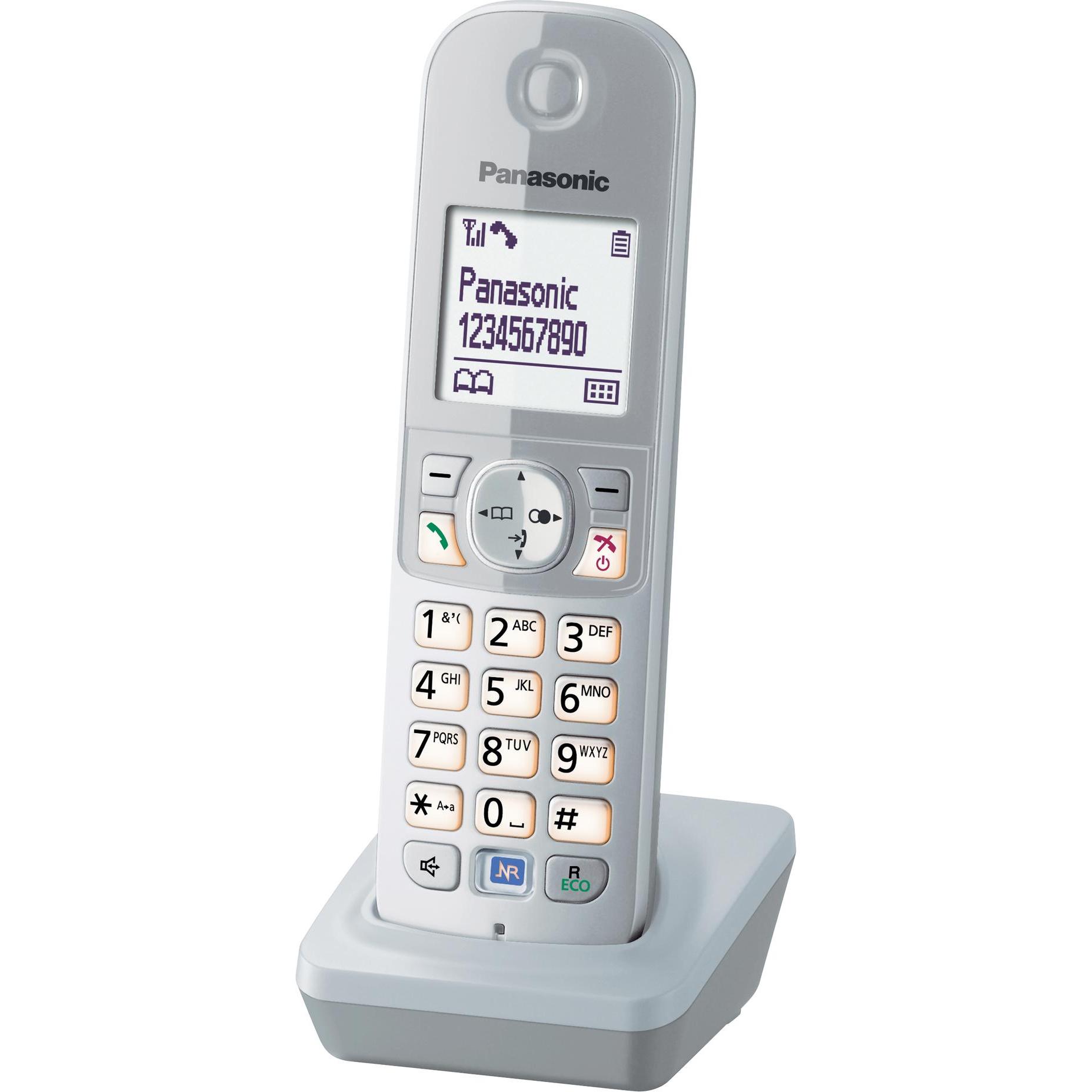 Panasonic KX-TGA681EXS, Telefon, Silber