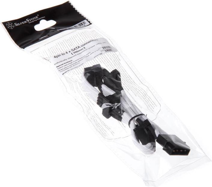 Produktbild Silverstone ATX Extension 4-4(SATA)Pin weiss
