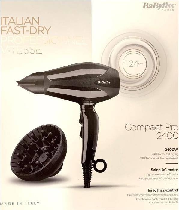Immagine prodotto BaByliss Compatto Pro 2400