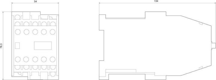 Image du produit Siemens Contacteur auxiliaire DC 5S/auxiliaire 5O/auxiliaire 110V 6A 3TH4355-0LF4