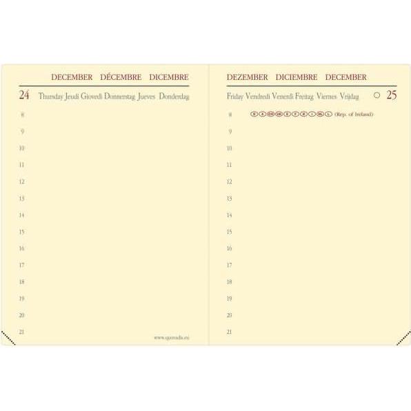 Thumbnail - Quo Vadis, Agenda, MINIDAY pm ML 2018 Soho schwarz/ebenholz Taschen-Kalender (Quer, Deutsch)