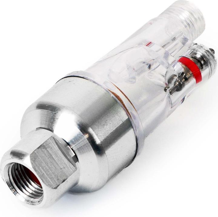 Actual product image Wiltec Spare Part Airbrush Compressor Mini Air Filter and Water Separator 9.51 mm (1/8") Guns