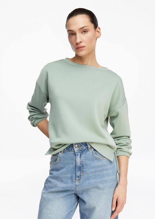 Produktbild Comma Sweatshirt Weiches Sweatshirt mit Faltendetail am Arm (46)