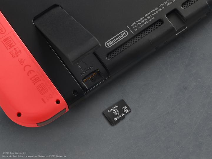 Produktbild SanDisk Nintendo Switch Card Fortnite Edition (128 GB, microSDXC, U3, UHS-I)