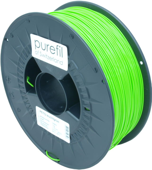 Actual product image Purefil Filament (PETG, 1.75 mm, 1000 g, Green)