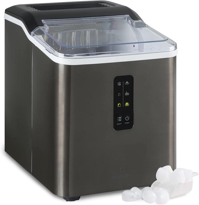 Klarstein Eiswuerfelmaschine für Zuhause Dark Grey