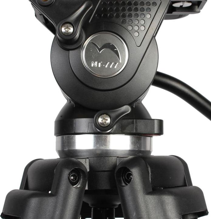 Actual product image Nest Video Tripod NT-777+ Vloeistofgedempte Head (Metal)