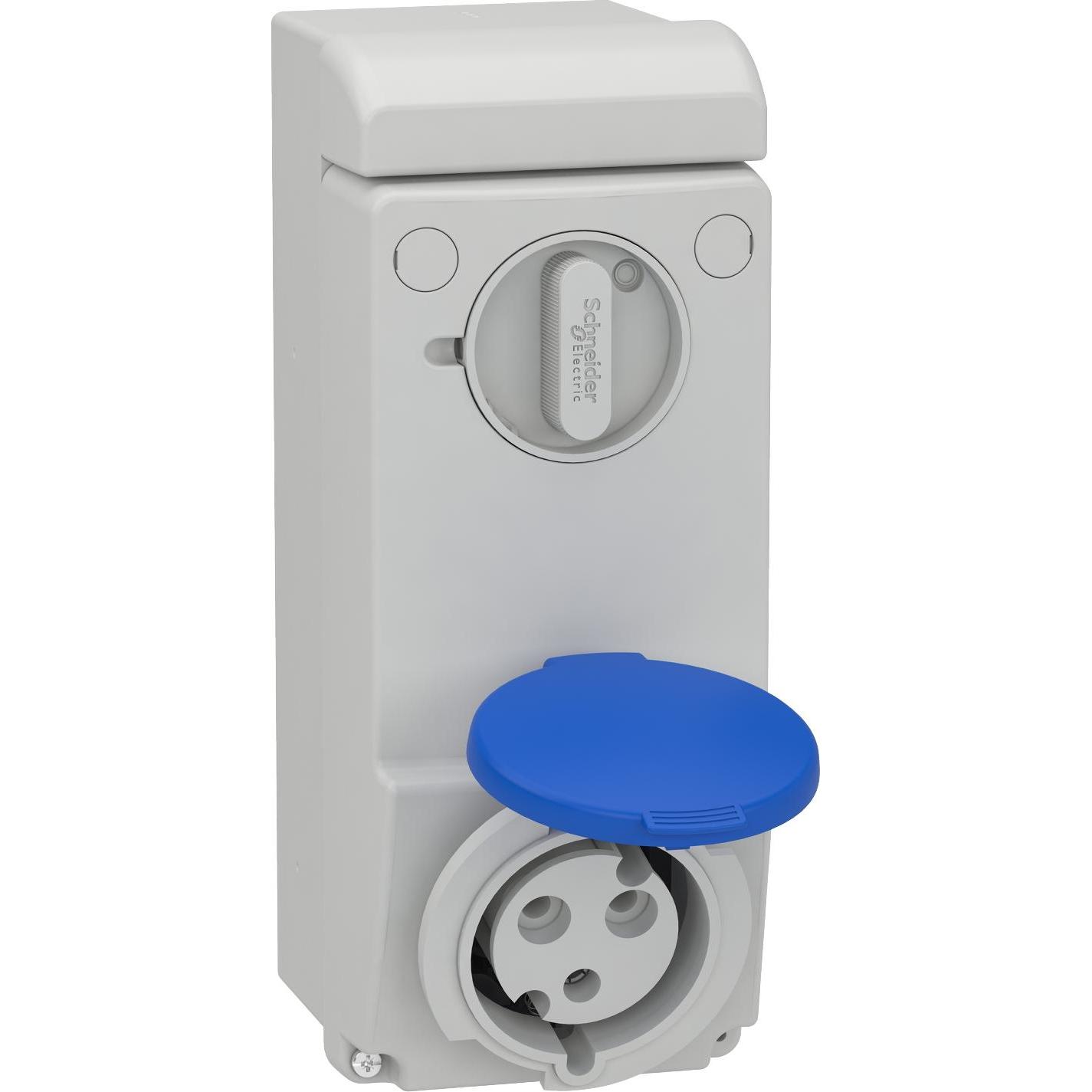 Schneider Electric, Steckdose, SE 83042 Wandsteckdose Verrieg. Ip44 32A 230V 3P