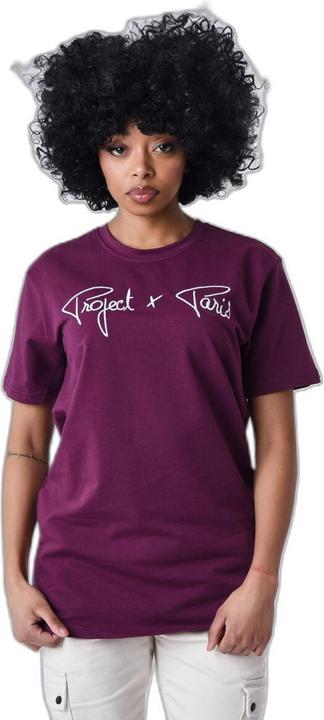 Produktbild Project X Paris basic t-shirt mit logo-stickerei (XS)