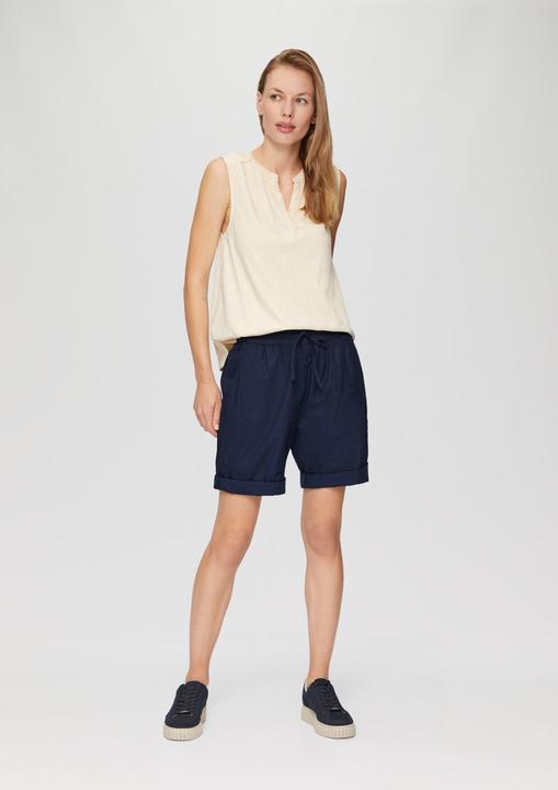 Image du produit s.Oliver Hose Leichte Shorts mit Elastikbund aus Lyocellmix (46)
