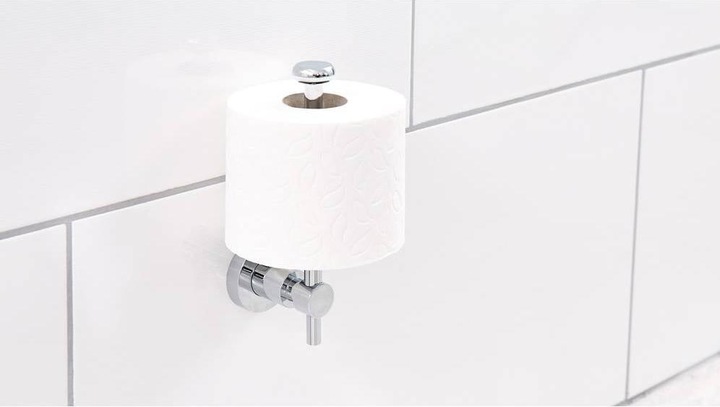 Actual product image tesa LOXX WC replacement roll holder incl. adhesive solution without drilling
