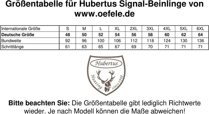 Produktbild Hubertus Signal-Beinlinge orange/oliv Jagd-Beilinge Drückjagd, Treibjagd