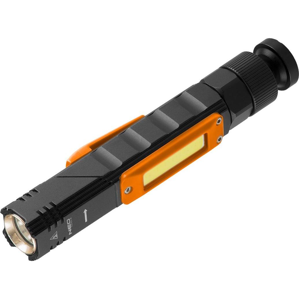Neo Taschenlampe Taschenlampe (USB wiederaufladbare Taschenlampe 300 lm 2 in 1 CREE XPE + COB LED) (17.20 cm) (TOP-99-034)