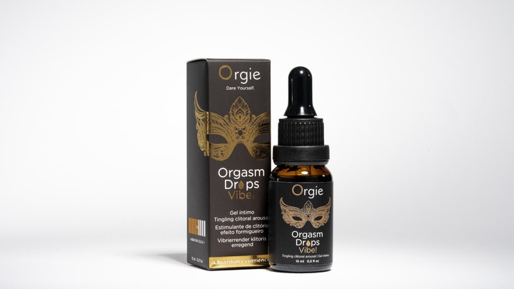 Actual product image Orgie Orgasm Drops Vibe (15 ml)