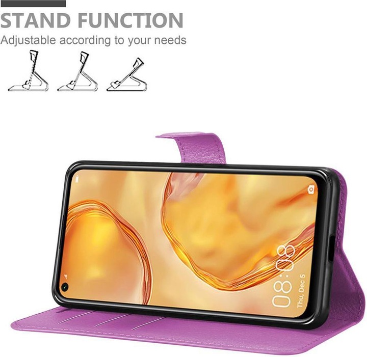Produktbild Cadorabo Book mit Standfunktion Cover (Huawei Nova 6 SE, Huawei P40 Lite, Huawei Nova 7i)
