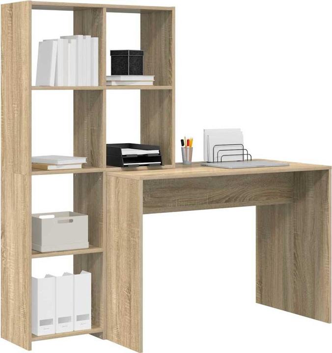 Produktbild vidaXL Schreibtisch für Zuhause (55 x 138.50 x 143 cm)