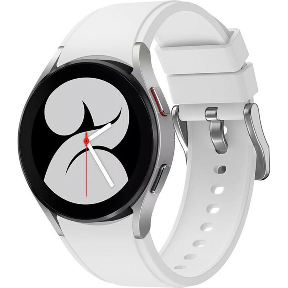 Thumbnail - Strap-it Silikonarmband (Silikon, Galaxy Watch 4), Uhrenarmband, Weiss