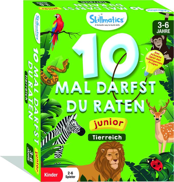 Productafbeelding Skillmatics 10 keer raden junior dieren, d (Duits, 2 - 6 Spelers)