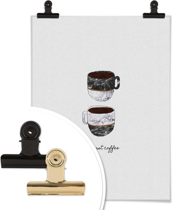 Produktbild Trenddeko Orara Studio - But First Coffee (100 x 120 cm)