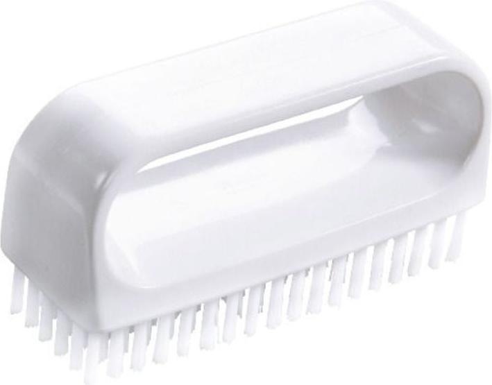 Actual product image Haug Nailbrush with handle, red