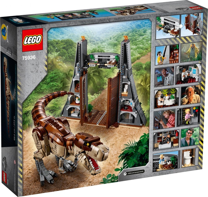 Actual product image LEGO Jurassic Park: T. Rex's devastation (75936, LEGO Jurassic World)