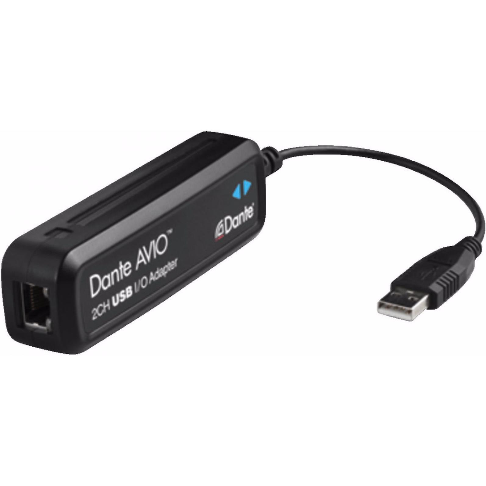 Org.makers Dante Avio USB Adapter, Input/Output (Audio Converter), Audio Zubehör, Schwarz