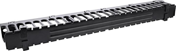 Image du produit InLine 19" Kabel Durchführungsplatte mit Bürste und Kabelleiste