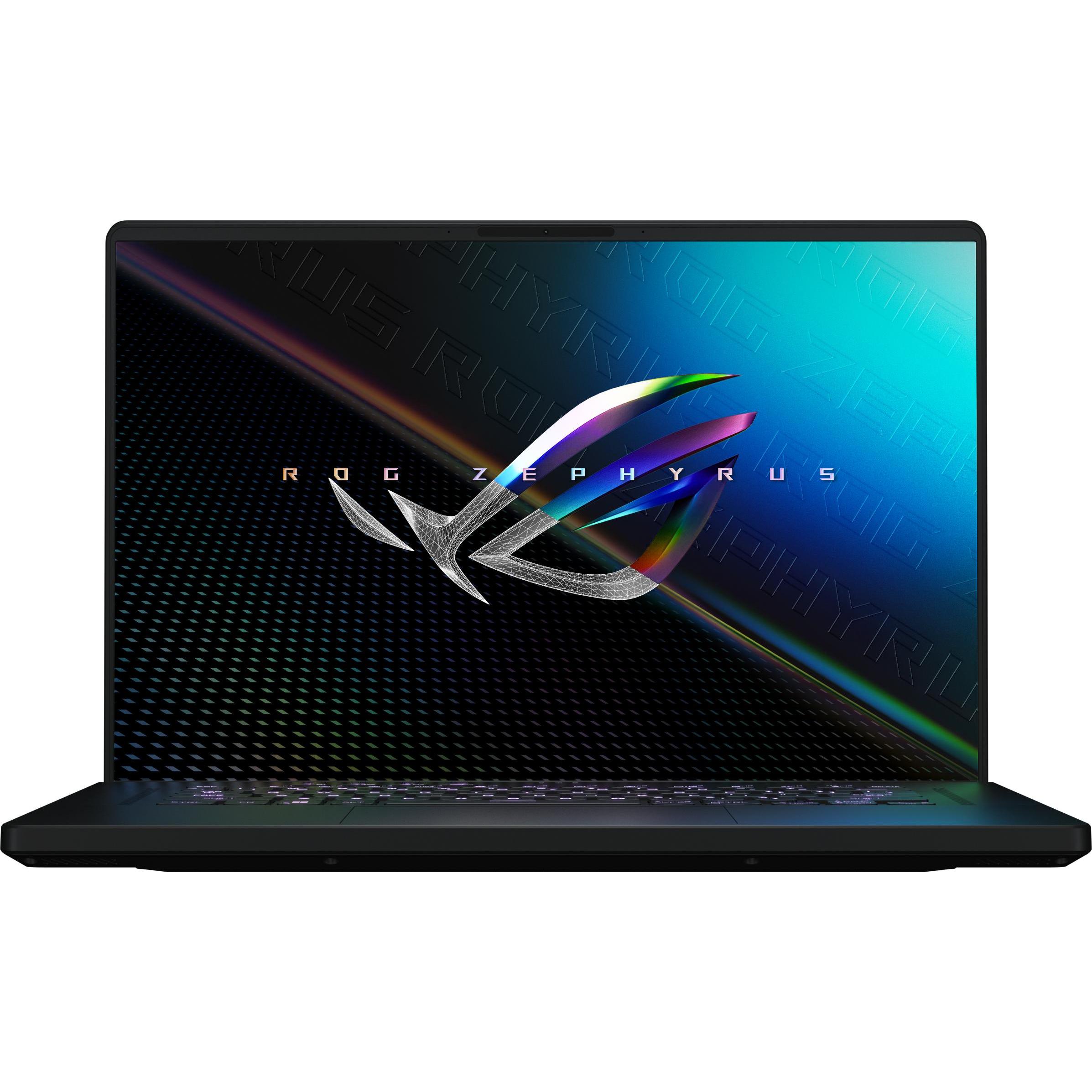 ASUS ROG Zephyrus M16 (16", 512 GB, 16 GB, DE, Intel Core i7-12700H), Notebook, Schwarz
