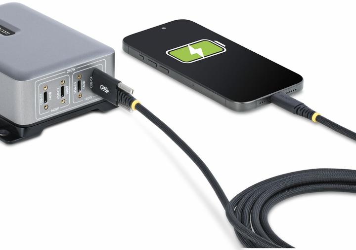 Image du produit StarTech Cable USB-C Charging M/M 2m (2 m, USB 2.0, 240 W)