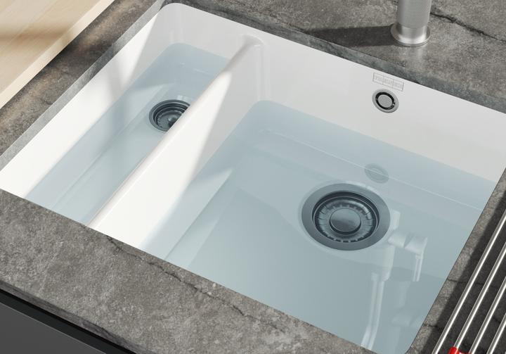 Actual product image Franke Kubus KXK 160-37-12 (Undermount sink, 45.40 cm, 54.50 cm)