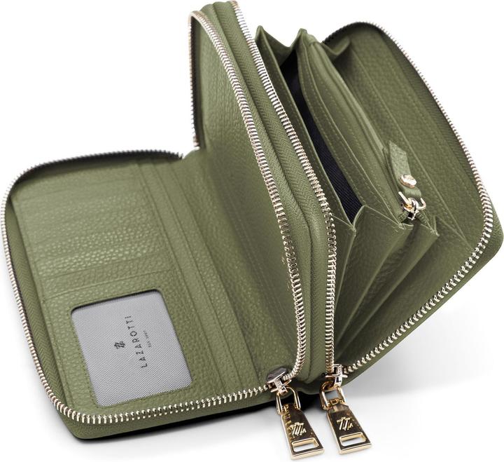 Actual product image Lazarotti Bologna Leather Geldbörse RFID Schutz Leder 20 cm