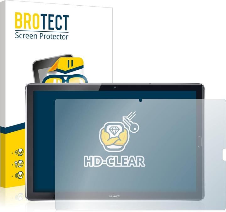 Produktbild BROTECT Schutzfolie Displayschutz Klar (2 Stück, MediaPad M5 10.8)