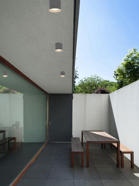 Actual product image Globo Outdoor lamp Alcala anthracite 1xGX53 LED (GX53, IP44)