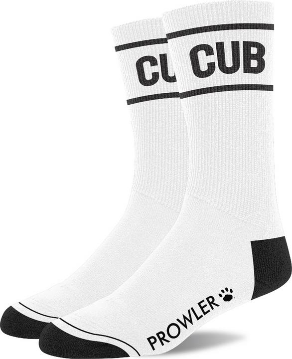Actual product image Prowler Cub Socks - White/Black (Single pack, One size)
