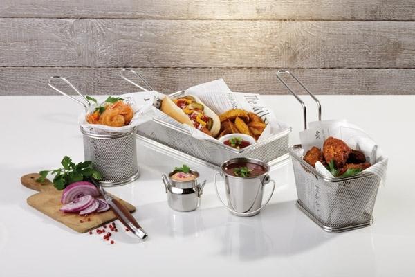 Actual product image APS SNACKHOLDER" serving/frying basket