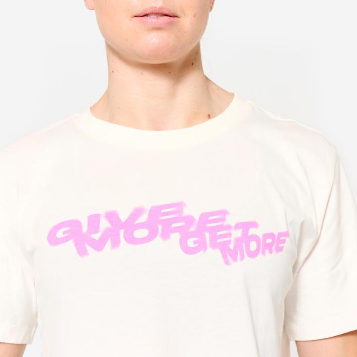 Produktbild Domyos Women's Loose Fit Weight Training Crop Top - White (S)