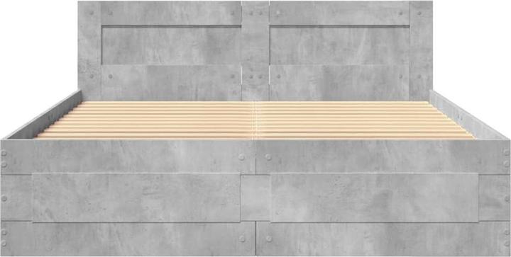 Actual product image VidaXL Bed frame with headboard (140 x 200)