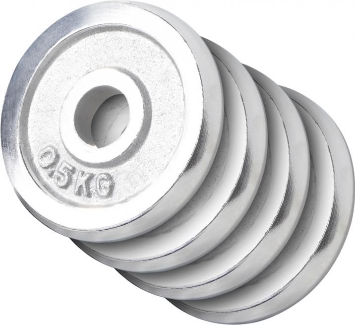 Gorilla Sports Hantelscheiben (4 x 0.5 kg)