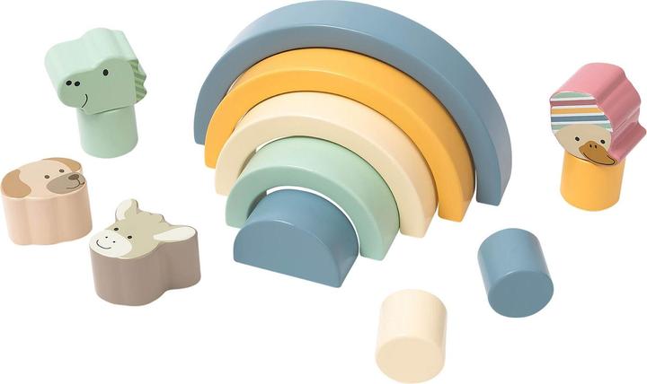Produktbild Sterntaler Holzbausteine blau