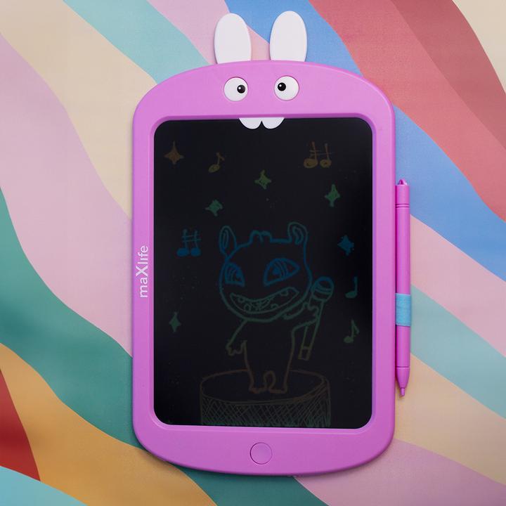 Actual product image Maxlife kids writing board MXWB-02 pink