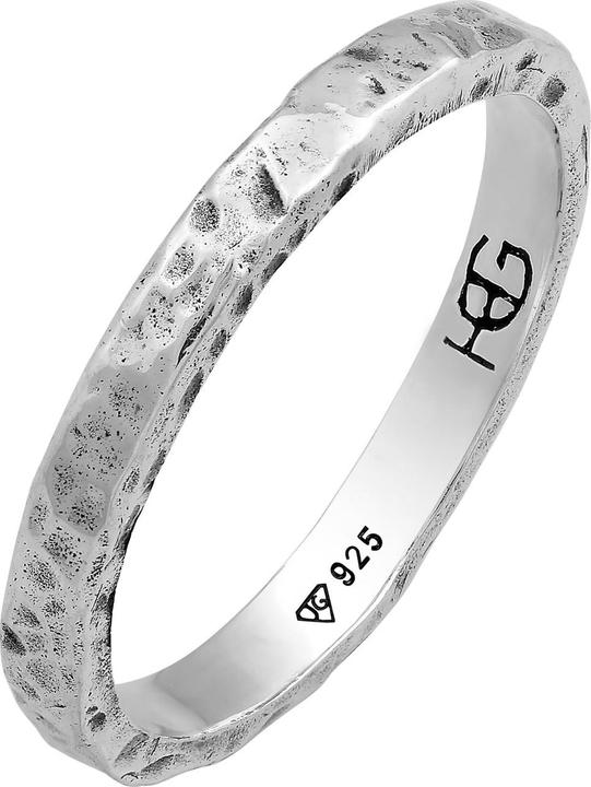 Immagine prodotto Haze & Glory Ring Bandring - Zion Schmales Design 925 Silber (56, 925 Argento)