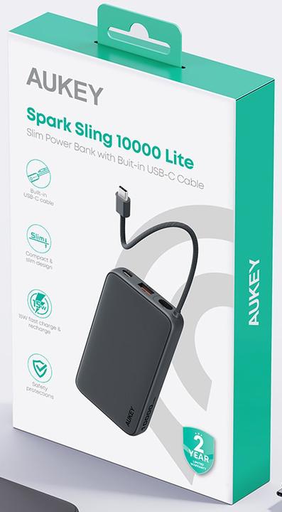 Produktbild Aukey Spark Sling (10000 mAh, 15 W, 38.50 Wh)