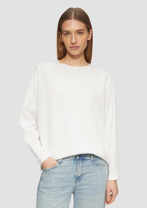 Actual product image S.Oliver Sweatshirt Sweatshirt aus Scuba mit Fledermausärmeln (42)