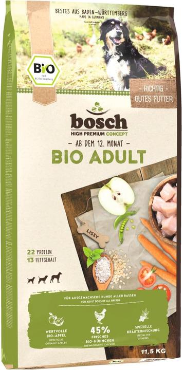 Produktbild Bosch Petfood Trockenfutter Bio Adult Huhn (Adult, 1 Stk., 11700 g)